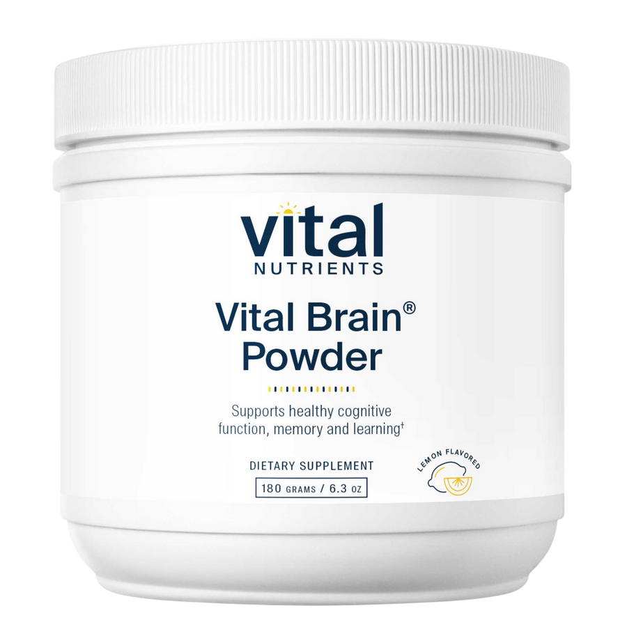 Vital Brain® Powder with GPC, ALC, and PS, Lemon Flavor Vital Nutrients