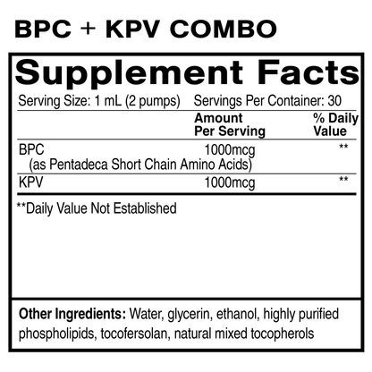BPC + KPV Combo by Quicksilver Scientific
