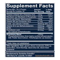 Liposomal Methyl B-Complex + Lemon Raspberry by Quicksilver Scientific
