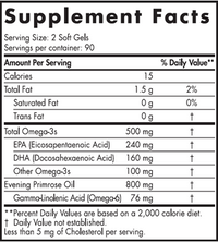 Balanced Omega Combination 180 softgels by Nordic Naturals