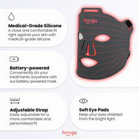 Red Light Therapy Face Mask by Hooga by Hooga Health