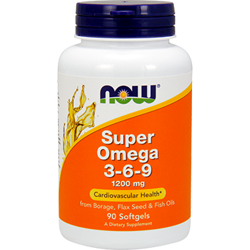 Super Omega 3-6-9 1200 mg 90 softgels by NOW