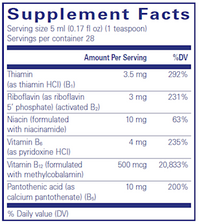 B Complex Liquid 28 servings by Pure Encapsulations