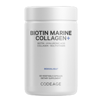Biotin Marine Collagen+HA+Vit C 120 caps by Codege by CodeAge