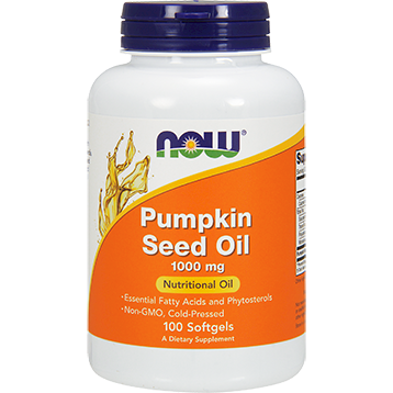 Pumpkin Seed Oil 1000 mg 100 softgels by NOW