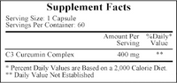 C3 Curcumin Complex 60 caps by Ecological Formulas