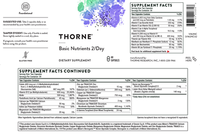 Basic Nutrients 2/Day 60 caps by Thorne Research