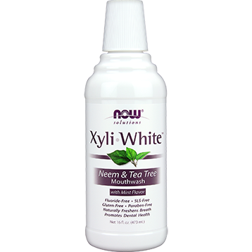 Xyliwhite Neem & Tea Tree Mouthwash 16oz by NOW
