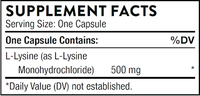 Lysine 60 caps by Thorne Research