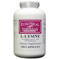 L-Lysine 500 mg 250 caps by Ecological Formulas
