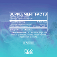PyloGuard 30 caps By Microbiome Labs