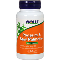 Pygeum & Saw Palmetto 60 softgels by NOW