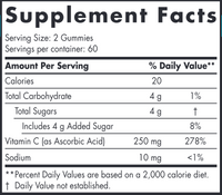 Vitamin C Gummies Sport 120 Gummies by Nordic Naturals