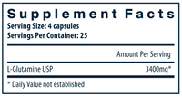 Glutamine 3400 mg 100 vegcaps by Vital Nutrients