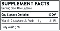 Ascorbic Acid Vitamin 1 g 60 caps by Thorne Research