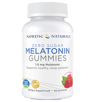 Zero Sugar Melatonin 60 Gummies by Nordic Naturals