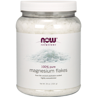 Magnesium Flakes 54 oz by NOW
