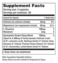 Serene Sleep 60 caps by American Nutraceuticals by American Nutriceuticals