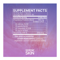 SereneSkin 30 caps By Microbiome Labs