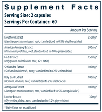 Energy Plus 120 vegcaps by Vital Nutrients