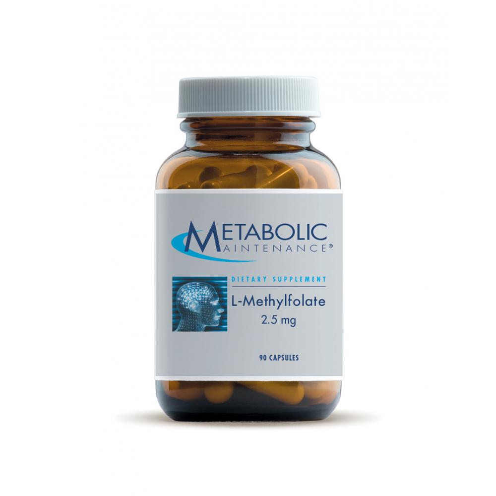 L-Methylfolate 2.5mg 90 caps by Metabolic Maintenance