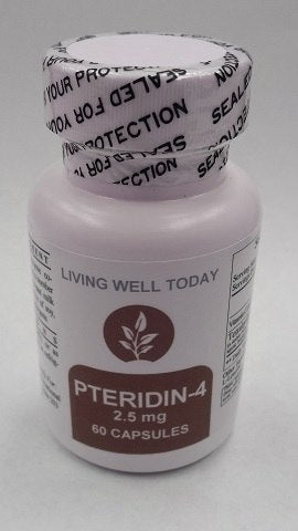 BH-4 PTERDIDIN 2.5mg 60 caps (BH-4) LWTI by Living Well Today International