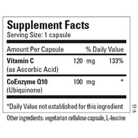 CoQ 10 100 mg 60 caps by Metabolic Maintence by Metabolic Maintenance