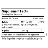 L-Methylfolate 10mg 90 caps by Metabolic Maintenance