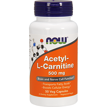 Acetyl-L Carnitine 500mg 50 vcaps by NOW