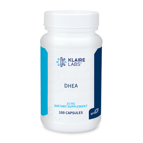 DHEA 25mg 100 Capsules by Klaire Labs by Klaire Labs/SFI Health